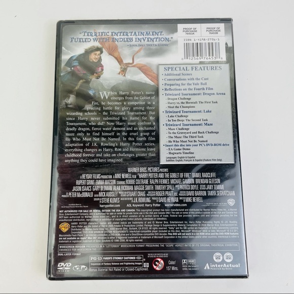 Harry Potter and the Goblet of Fire DVD 2006 2-Disc Set Special Edition - Sealed - Picture 2 of 5